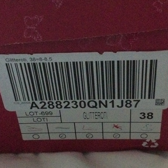 Alegria black glitteroti sandals NIB 38 gorgeous! 7.5 - 8 - Picture 6 of 6